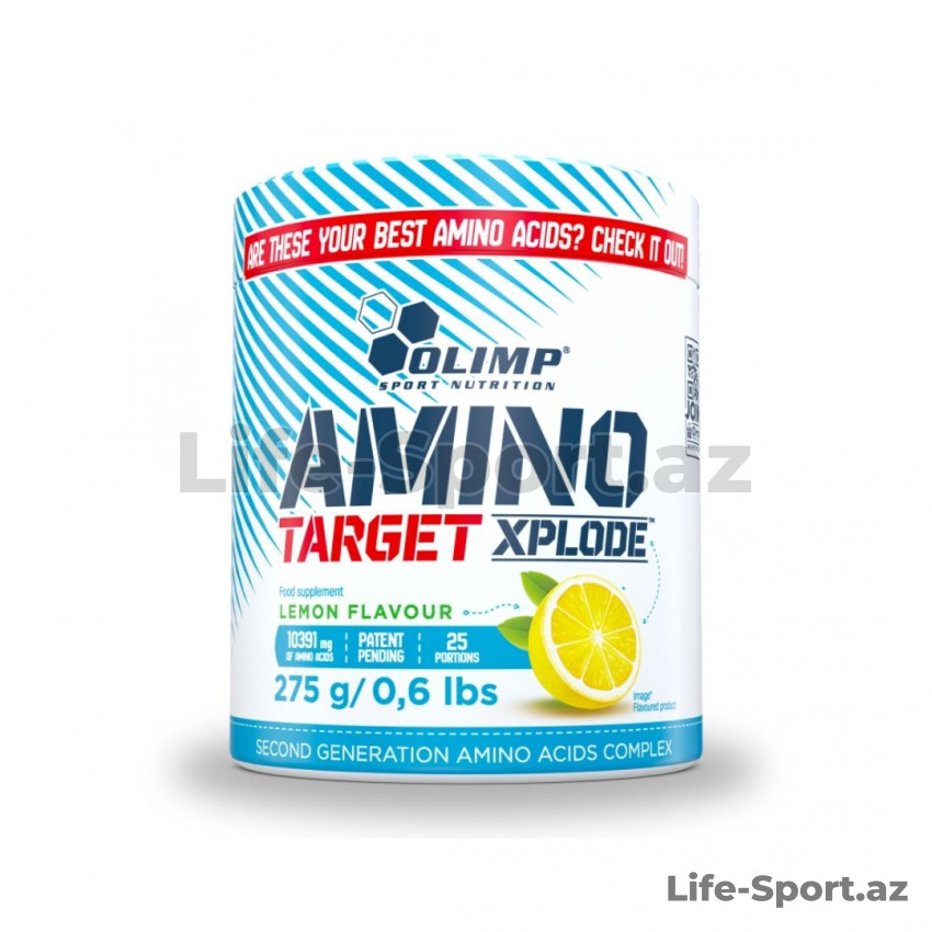 Amino TARGET XPLODE 275GR lemon flavour